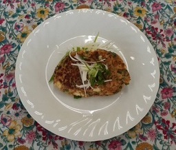 いわし缶のハンバーグ