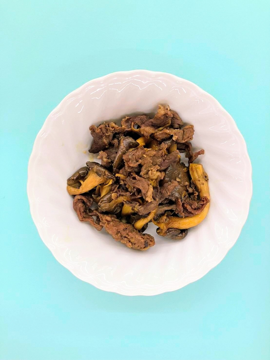 牛肉ときのこのしぐれ煮