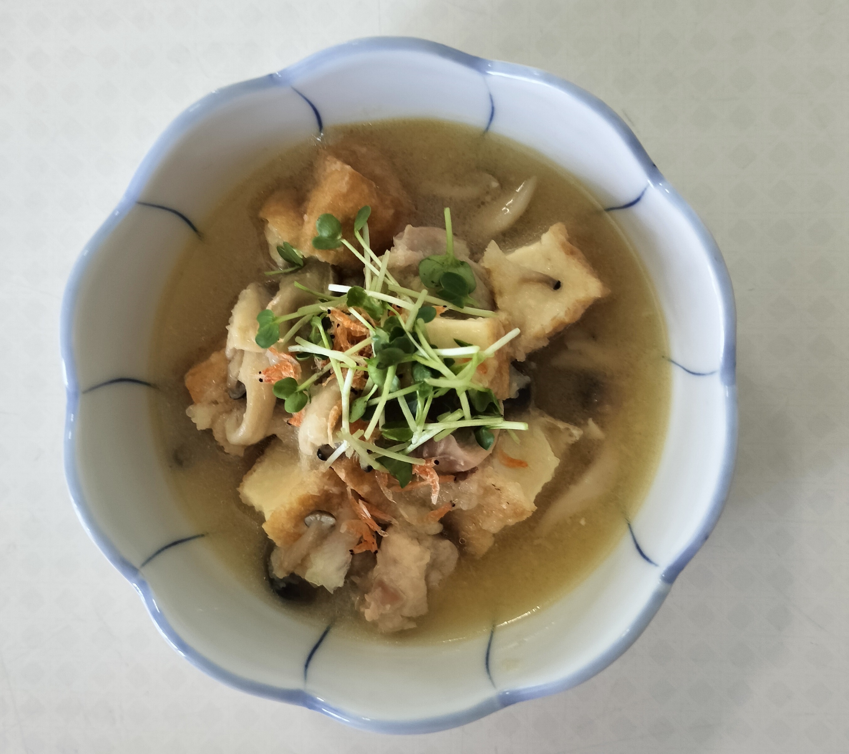 厚揚げときのこのみぞれ煮