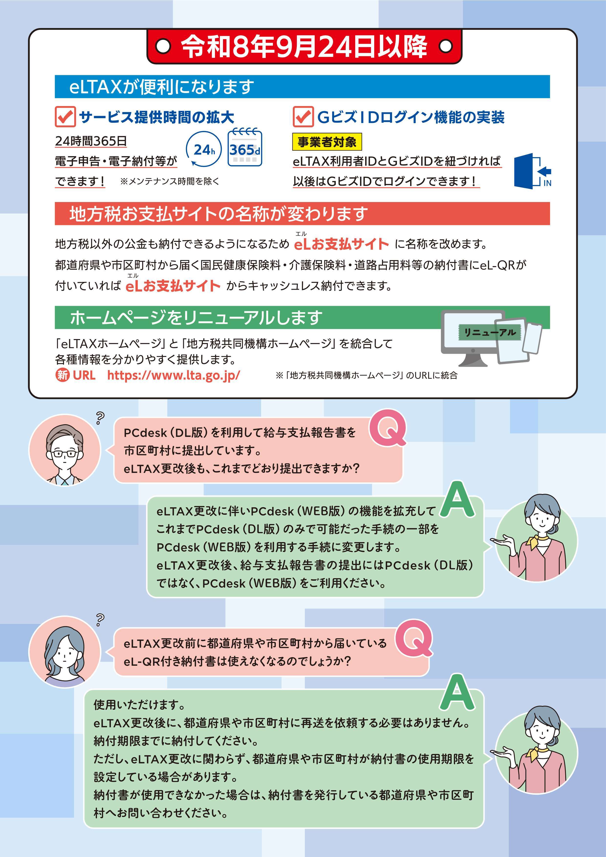 お知らせチラシ裏