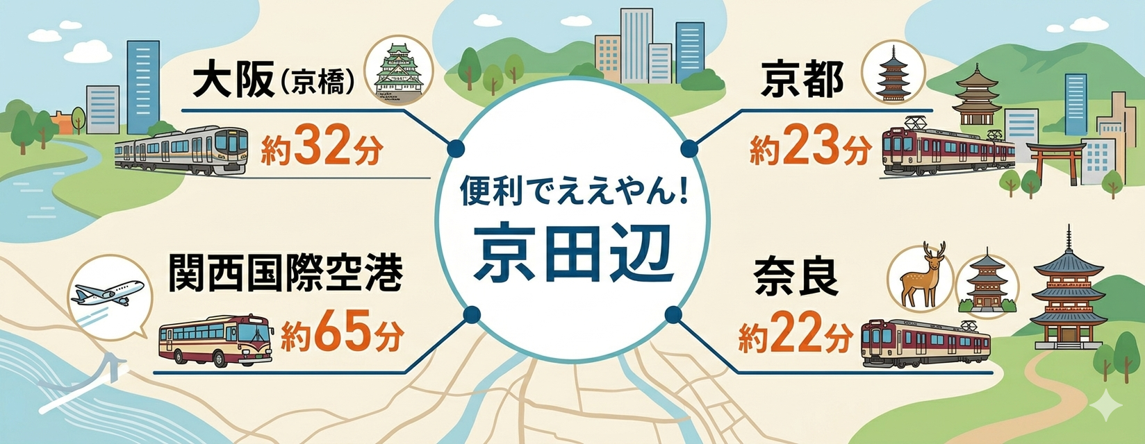便利でええやん！京田辺